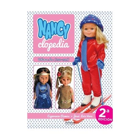 Portada de Nancyclopedia Volumen 02 con muñecas Nancy