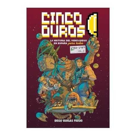 Couverture du livre Cinco Duros Vol 2, histoire du jeu vidéo en Espagne