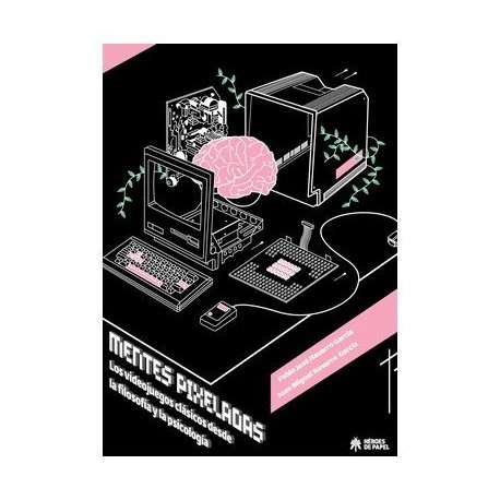 Couverture du livre Esprits Pixelisés sur les jeux vidéo rétro