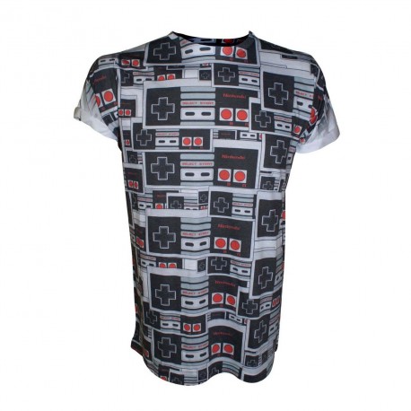 Camiseta mando NES estampada