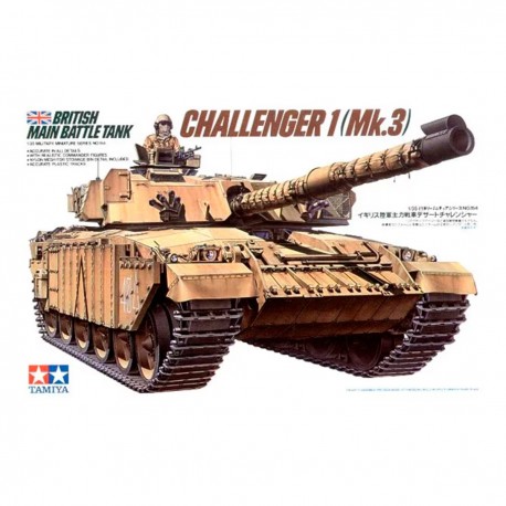 Modelo em escala Challenger 1 Mk.3 da Tamiya