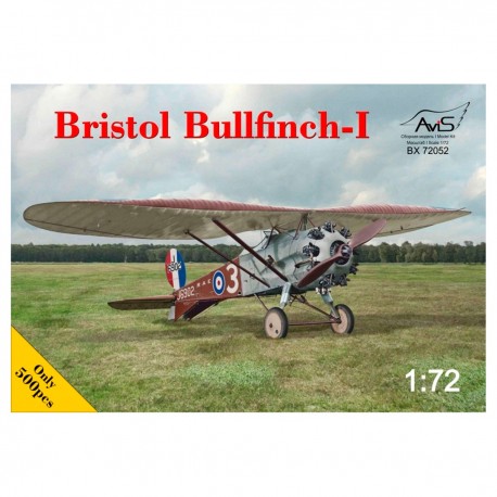 Maquete Bristol Bullfinch-I 1/72 da AviS na caixa