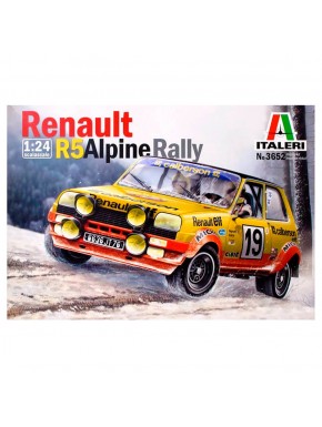 Maquete Renault 5 Alpine Rally escala 1/24 Italeri