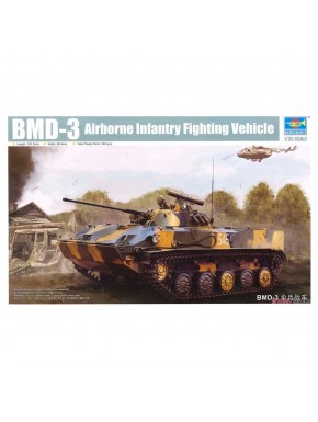 Maquete do veículo de combate BMD-3 escala 1/35 Trumpeter