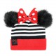 Gorro con pompones Minnie Disney