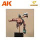 Busto de Raldrak en resina 1:16 con hacha