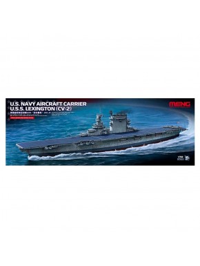Modelo de porta-aviões USS Lexington CV-2 da Meng