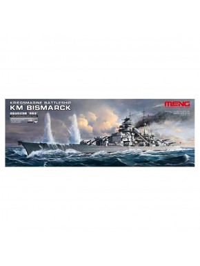 Maquete Meng 1/700 Couraçado Bismarck