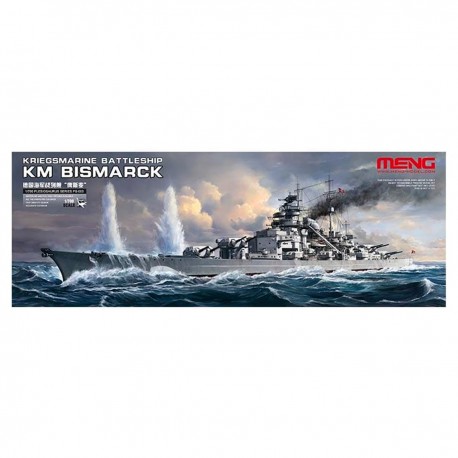 Maqueta 1/700 Acorazado Bismarck de Meng