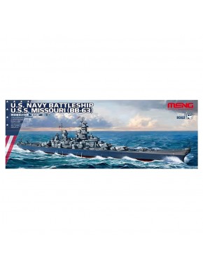 Maquete navio de guerra U.S.S. Missouri 1/700 Meng