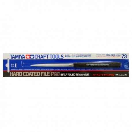 Lime demi-ronde Tamiya Hard Coated File Pro 190mm