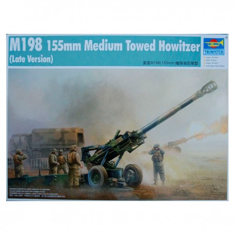 Modelo em escala 1/35 M198 Howitzer 155mm da Trumpeter