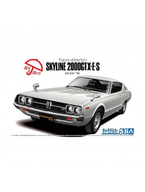 Maquete Nissan GC111 Skyline 1/24 da Aoshima