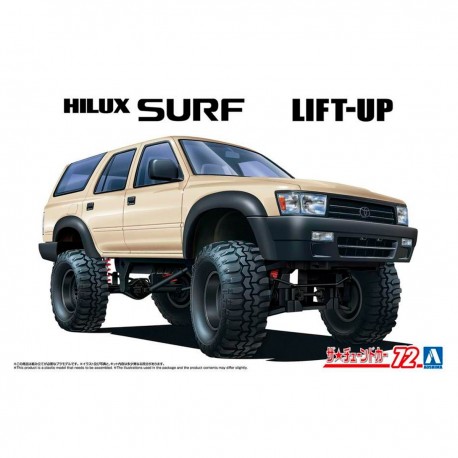 Maquete Toyota Hilux Surf Lift-Up 1991 da Aoshima