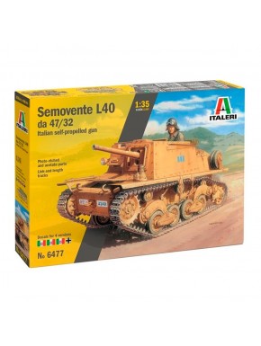Caixa do modelo Semovente L40 Da 47/32 Italeri