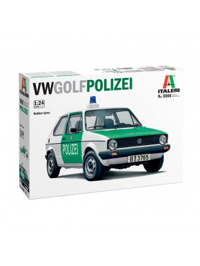 Caixa do modelo em escala 1/24 VW Golf Polizei da Italeri