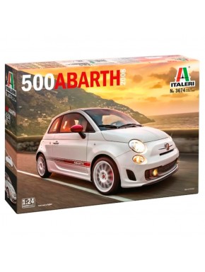 Modelo em escala Italeri 1/24 Abarth 500 2008