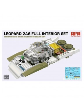 Kit intérieur Leopard 2A6 1/35 avec décalcomanies Ukraine