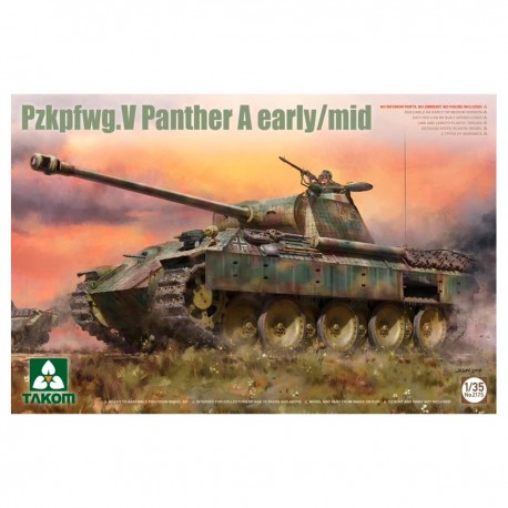 Maquette du char Panther Ausf. A à l'échelle 1/35 TAKOM