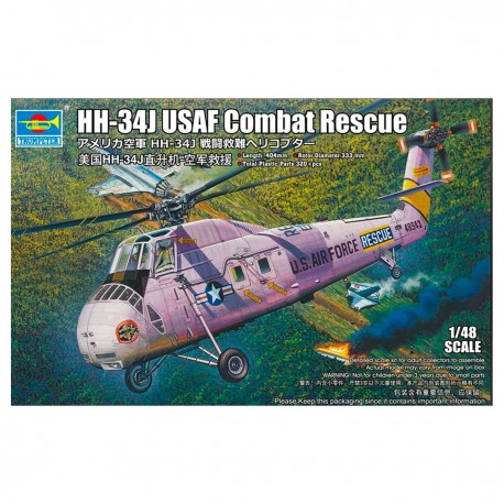 Modelo HH-34J USAF Combat Rescue Trumpeter 1/48
