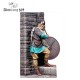 Figura histórica de guerrero vikingo en resina de 54mm