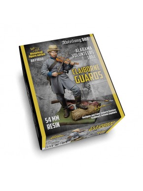 Figura de Claiborne Guards 54mm Alabama Volunteers 1861