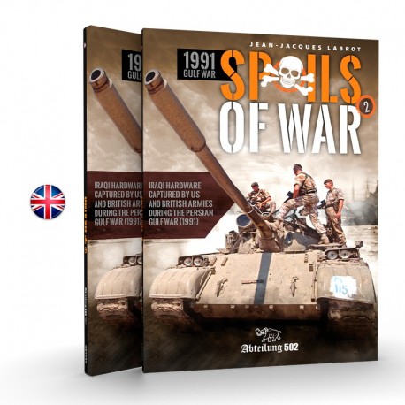 Capa do livro Spoils of War Vol. 2, equipamento militar iraquiano