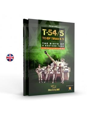 Couverture et pages intérieures du livre T-54/5 à Tiran 4/5