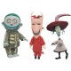 Set Figures Deluxe Lock, Shock and Barrel Nightmare Before Christmas