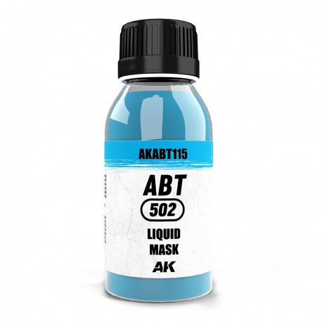 Bouteille de masque liquide bleu ABT502