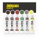 Set de couleurs pour dioramas ABT502 Oils avec six teintes