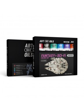 Set de couleurs à l'huile Fantasy & Sci-Fi ABT502