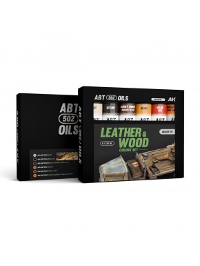 Set d'huiles Couleurs Cuir & Bois ABT502