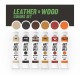 Set d'huiles Couleurs Cuir & Bois ABT502