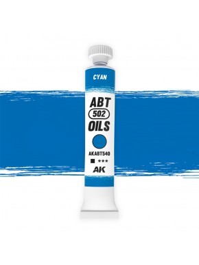 Tube d'huile Cyan ABT502 pour modélisme