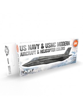 Ensemble de peintures acryliques US Navy & USMC pour modélisme