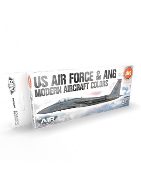 Ensemble de peintures acryliques US Air Force & ANG