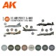 Set de pinturas acrílicas US Air Force & ANG 1960s-1980s de AK-Interactive
