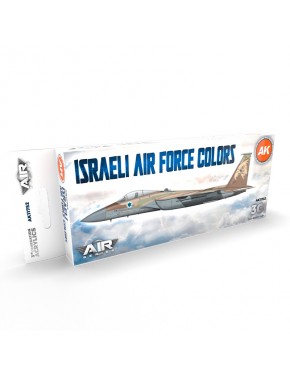 Set de peintures acryliques Force Aérienne Israélienne AK-Interactive