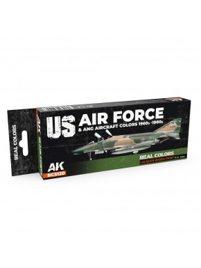 Set de laques AK-Interactive US Air Force 1960s-1980s