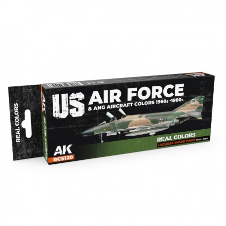Set de laques AK-Interactive US Air Force 1960s-1980s