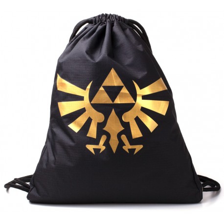 Bolsa Mochila gimnasio Zelda Trifuerza Alada