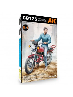 Maquette de moto CG125 par AK-Interactive