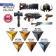 Coffret de peintures métalliques QUICK GEN AK-Interactive