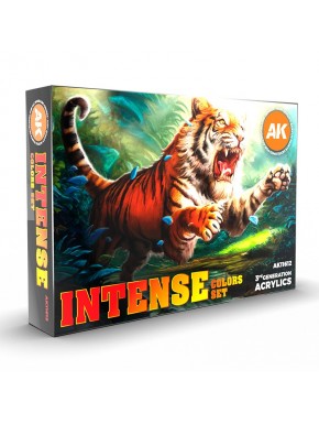 Ensemble de peintures acryliques intenses AK-Interactive