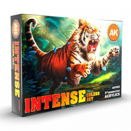Set de pinturas acrílicas intensos de AK-Interactive