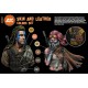 Set de tintas acrílicas para pele e couro AK-Interactive