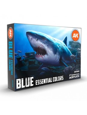 Set de peintures Blue Essential Colors de AK-Interactive