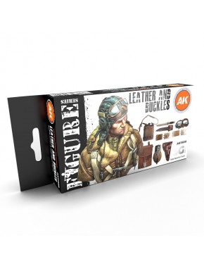 Set de peintures Leather And Buckles par AK-Interactive