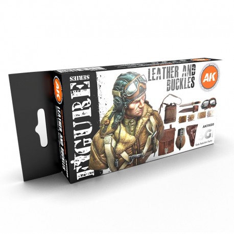 Set de peintures Leather And Buckles par AK-Interactive